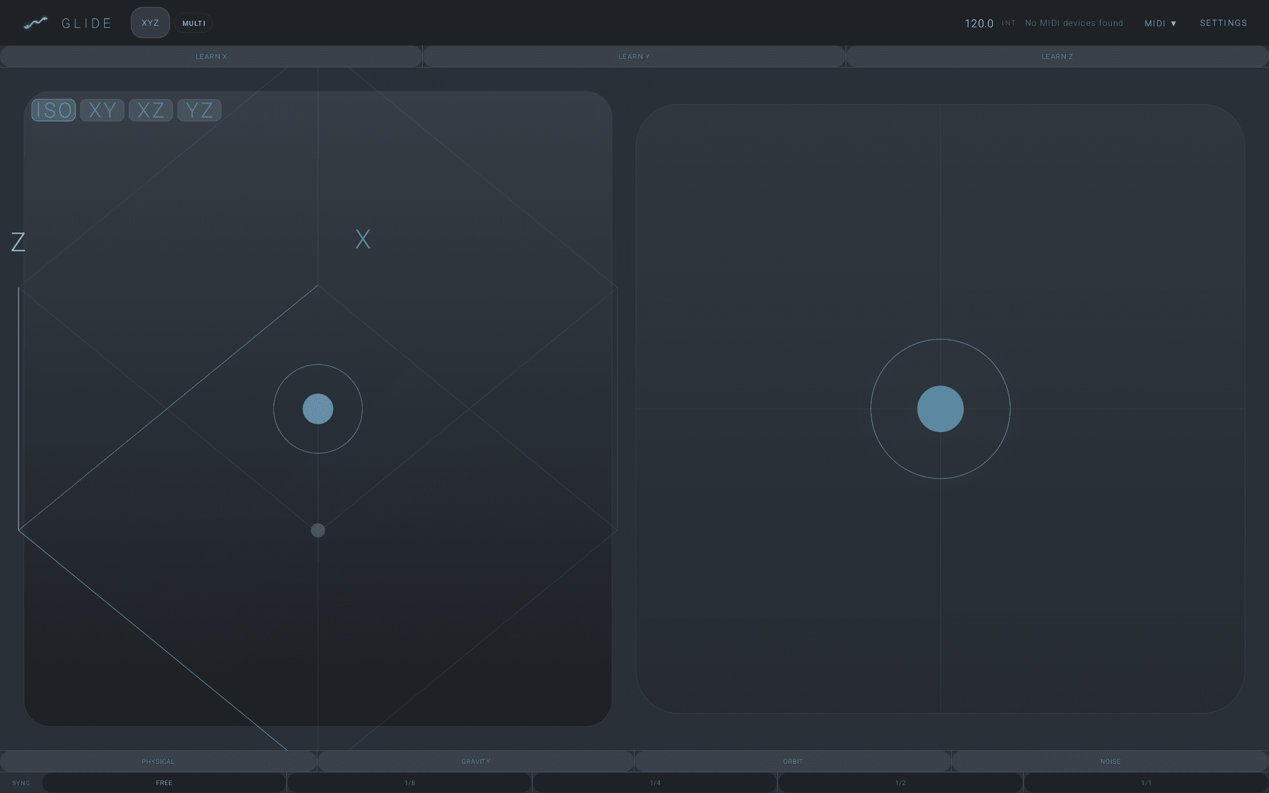 GLIDE screenshot: Cubase flow